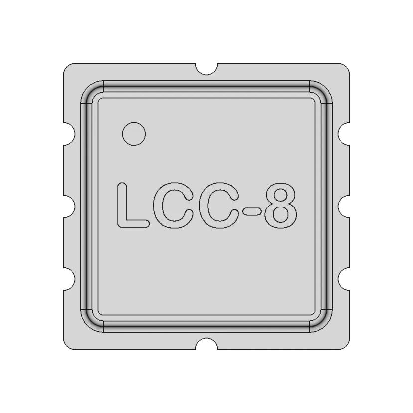 Ls-8 / Lcc-8 Ic-Package | High-Quality CAD Model