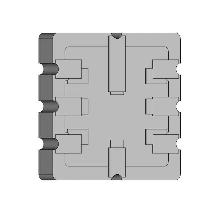 Ls-8 / Lcc-8 Ic-Package | High-Quality CAD Model