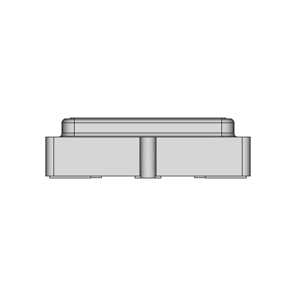Ls-8 / Lcc-8 Ic-Package | High-Quality CAD Model_90_0_degree_snapshot