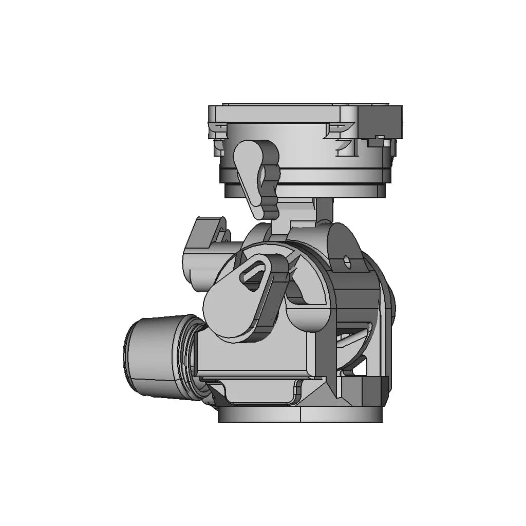 G3 Gearhead Leofoto | 3D Engineering Design File_0_0_degree_snapshot