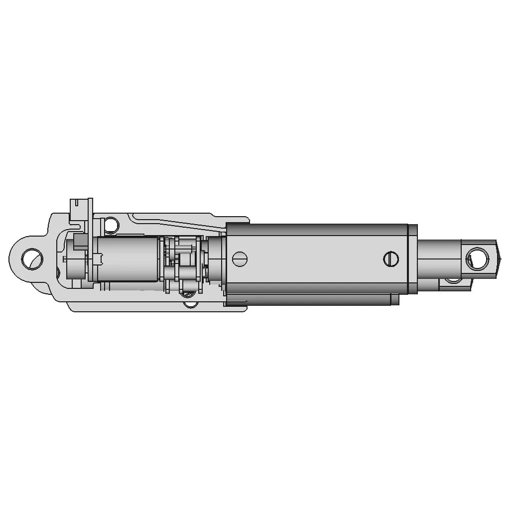 Geared Motor With Encoder For Linear Actuator - Downloadable CAD Representation_0_0_degree_snapshot
