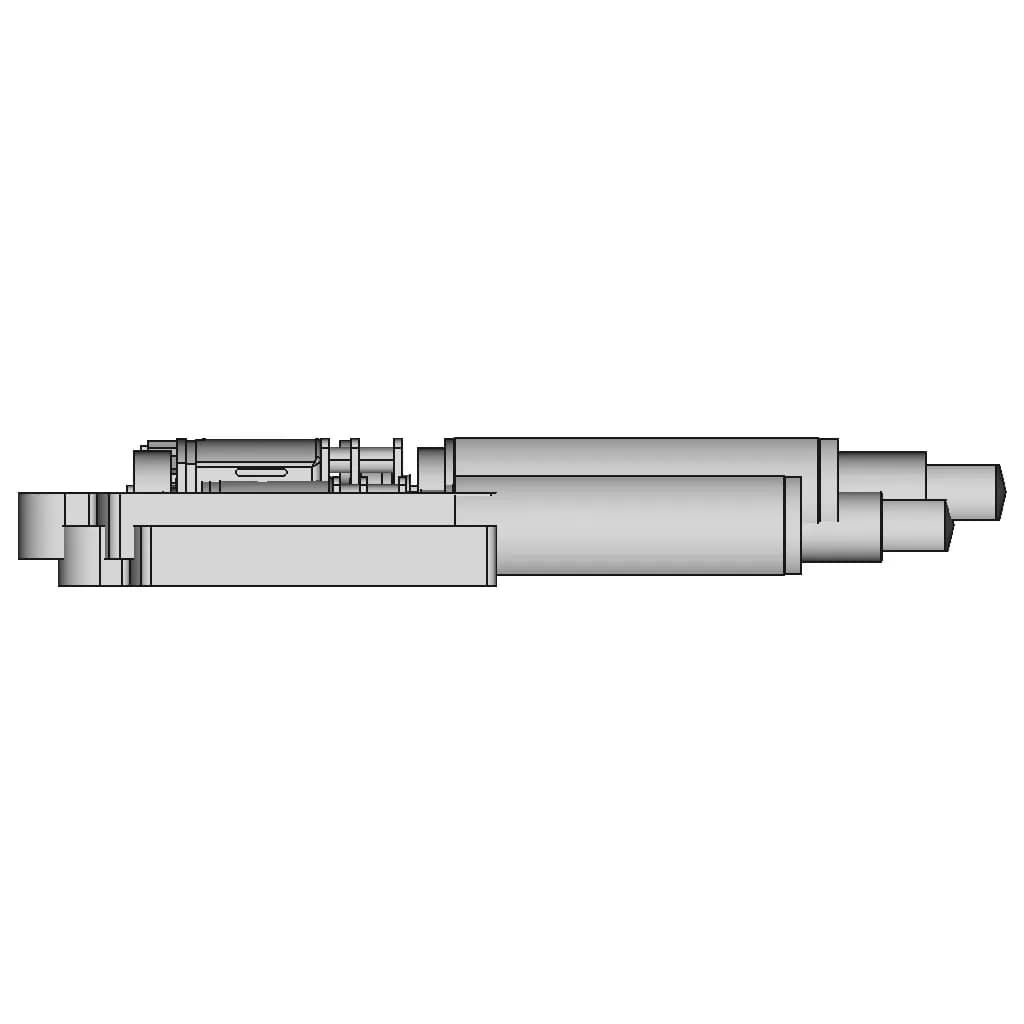 Geared Motor With Encoder For Linear Actuator - Downloadable CAD Representation_90_0_degree_snapshot