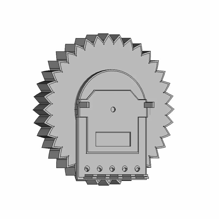 Round Thumb Dial Pot | 3D Engineering Design File