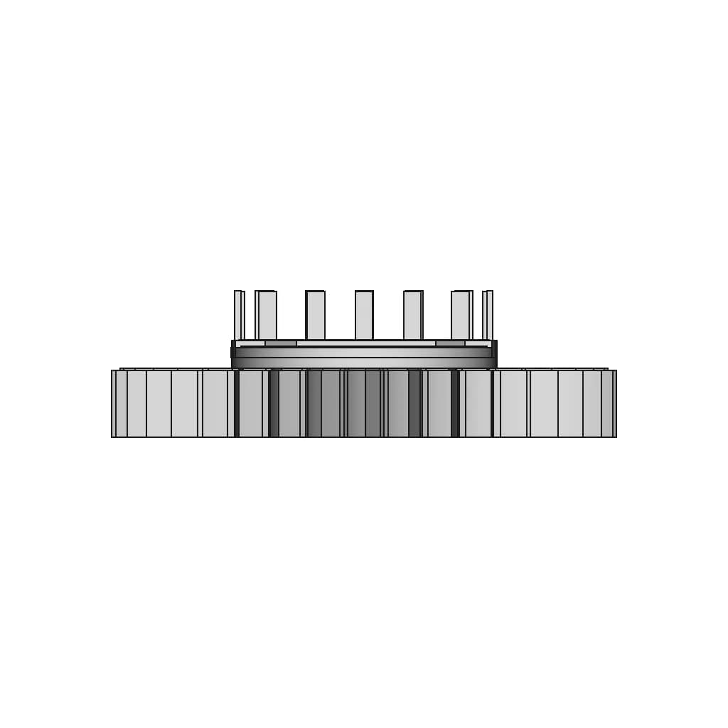 Round Thumb Dial Pot | 3D Engineering Design File_270_0_degree_snapshot