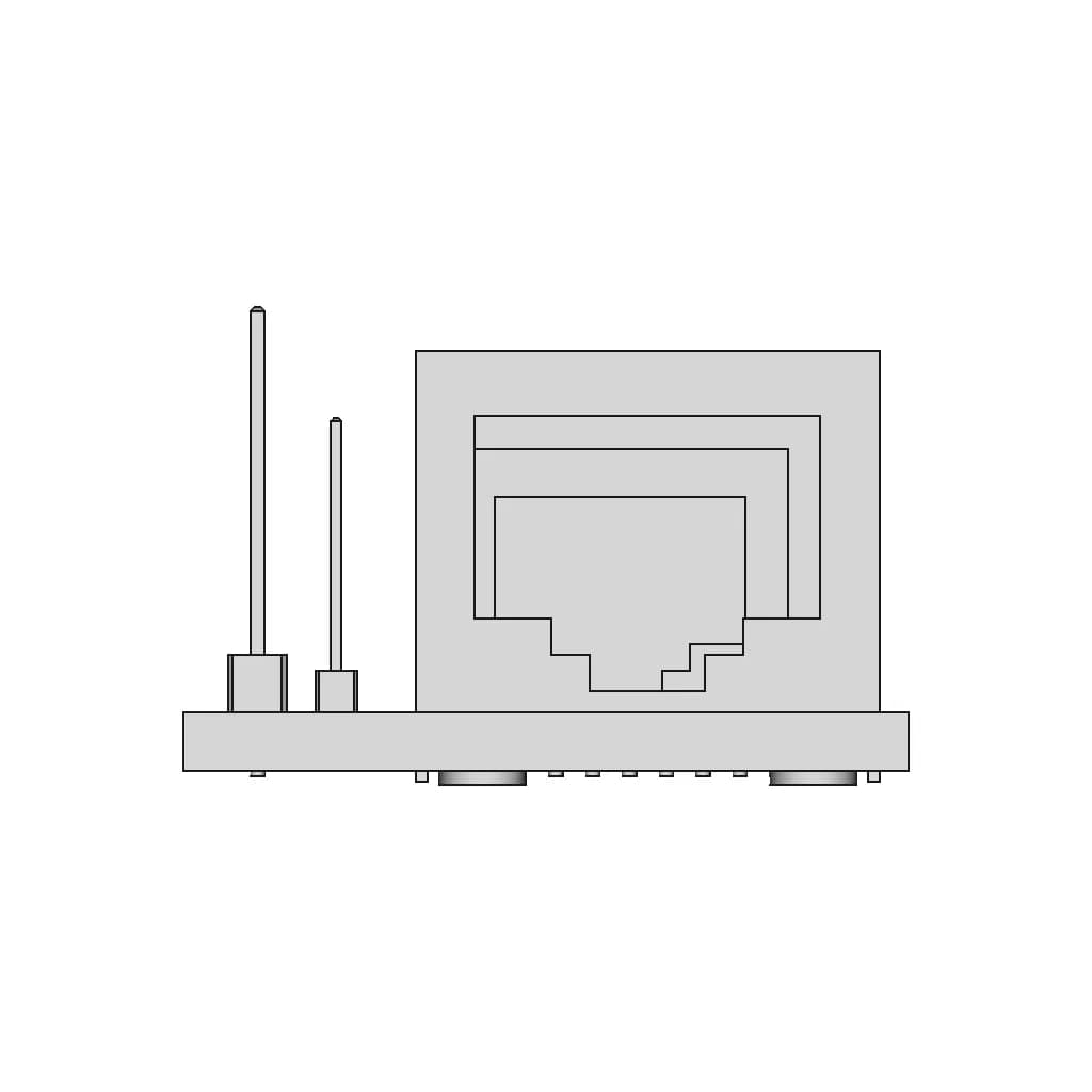 Rj45 Adapter Board Stepper | 3D Engineering Design File_90_0_degree_snapshot