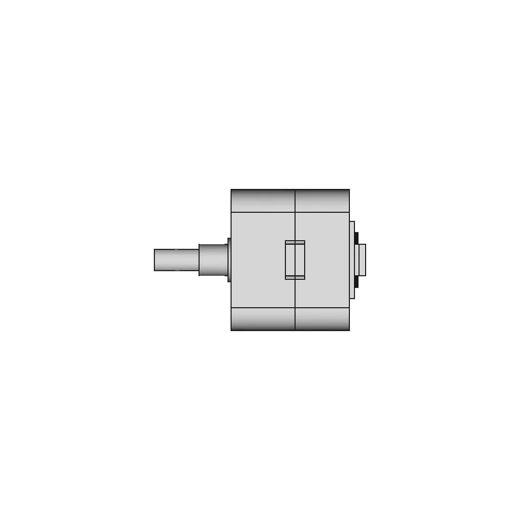 Electric Gear Motor - Downloadable CAD Representation_0_90_degree_snapshot