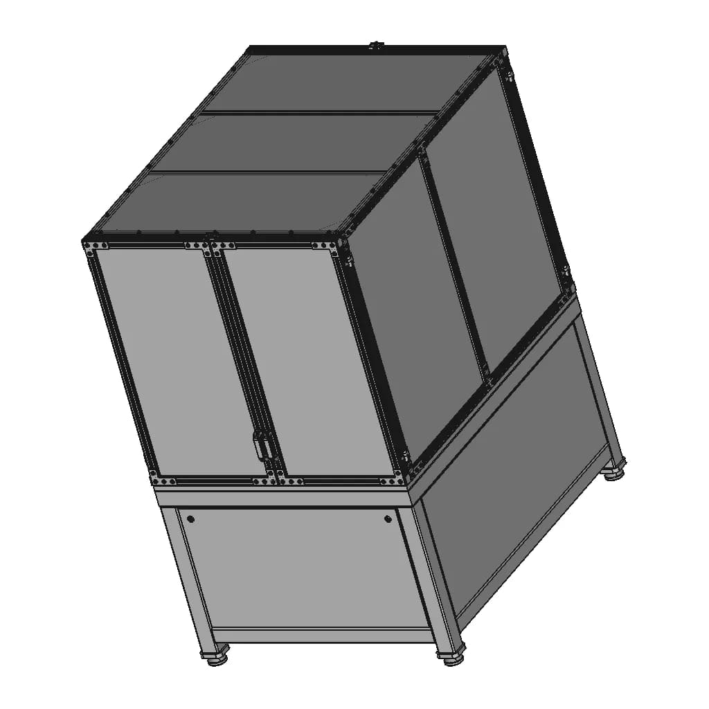The Concept Of An Abb Irb 140 Robotic Cell With A Spindle | High-Quality CAD Model_60_30_degree_snapshot