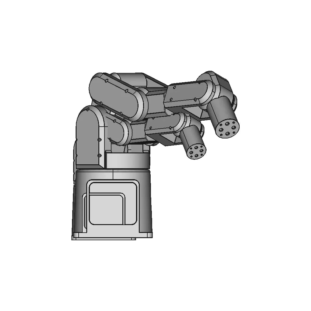 Mecharm M5Stack The Most Compact 6-Axis Robot - Downloadable CAD Representation_0_0_degree_snapshot
