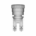 E Stop Plastic 230V/5A - Standard Mechanical Component_0_0_degree_snapshot