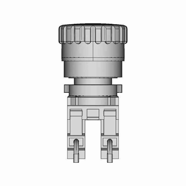 E Stop Plastic 230V/5A - Standard Mechanical Component