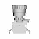 E Stop Plastic 230V/5A - Standard Mechanical Component_0_90_degree_snapshot