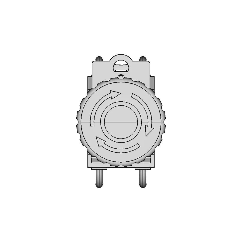 E Stop Plastic 230V/5A - Standard Mechanical Component_270_0_degree_snapshot