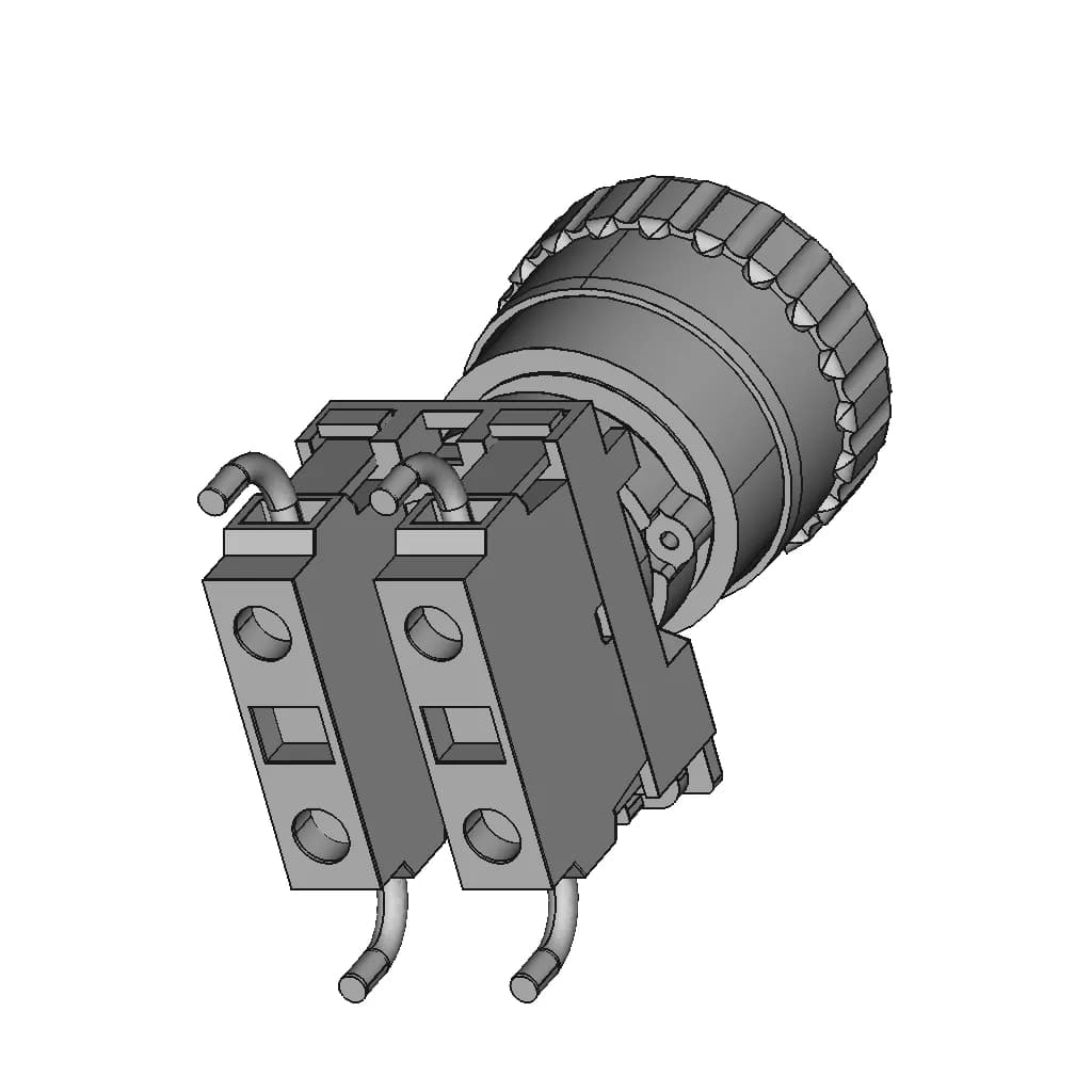 E Stop Plastic 230V/5A - Standard Mechanical Component_60_30_degree_snapshot