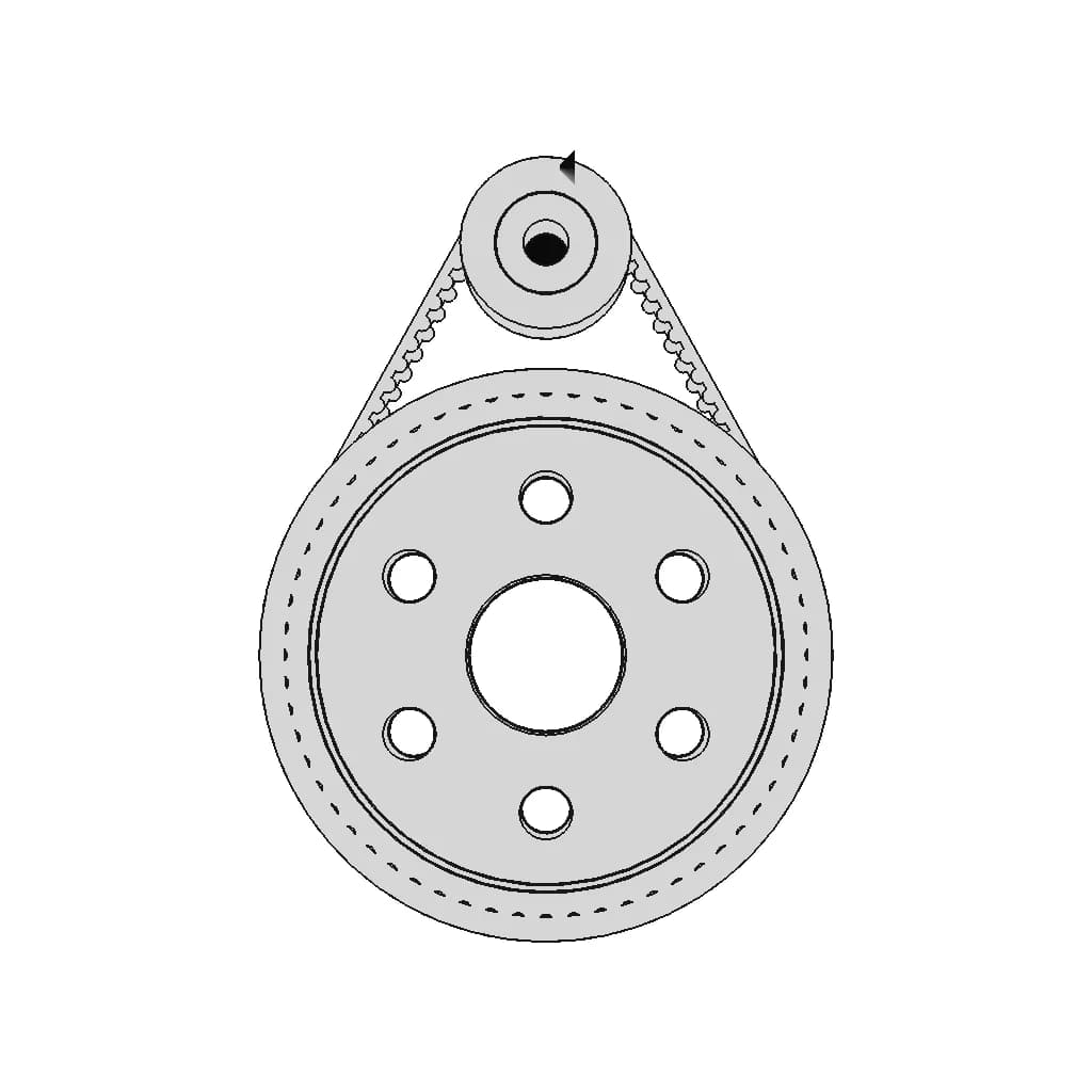 Rc Belt System | High-Quality CAD Model_90_0_degree_snapshot
