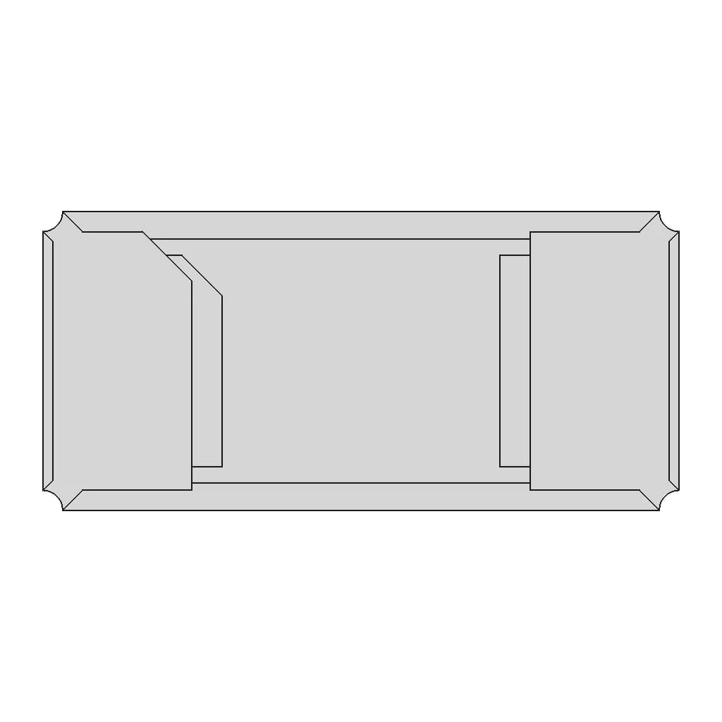 Quartz Crystal Oscillator 3.2X1.5Mm | 3D Engineering Design File_90_0_degree_snapshot