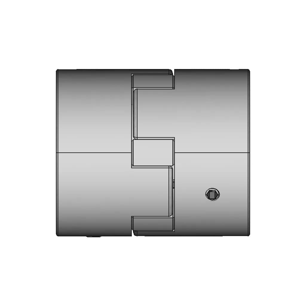 20-14Mm_Shaft_Coupler - Standard Mechanical Component_0_270_degree_snapshot