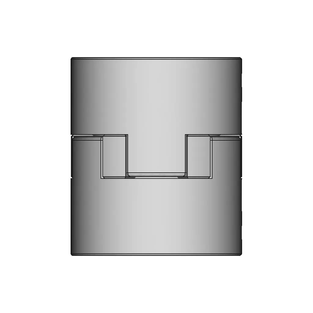 20-14Mm_Shaft_Coupler - Standard Mechanical Component_270_0_degree_snapshot