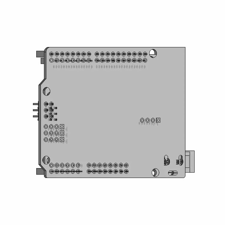 Adruino Uno Ch340 - Downloadable CAD Representation