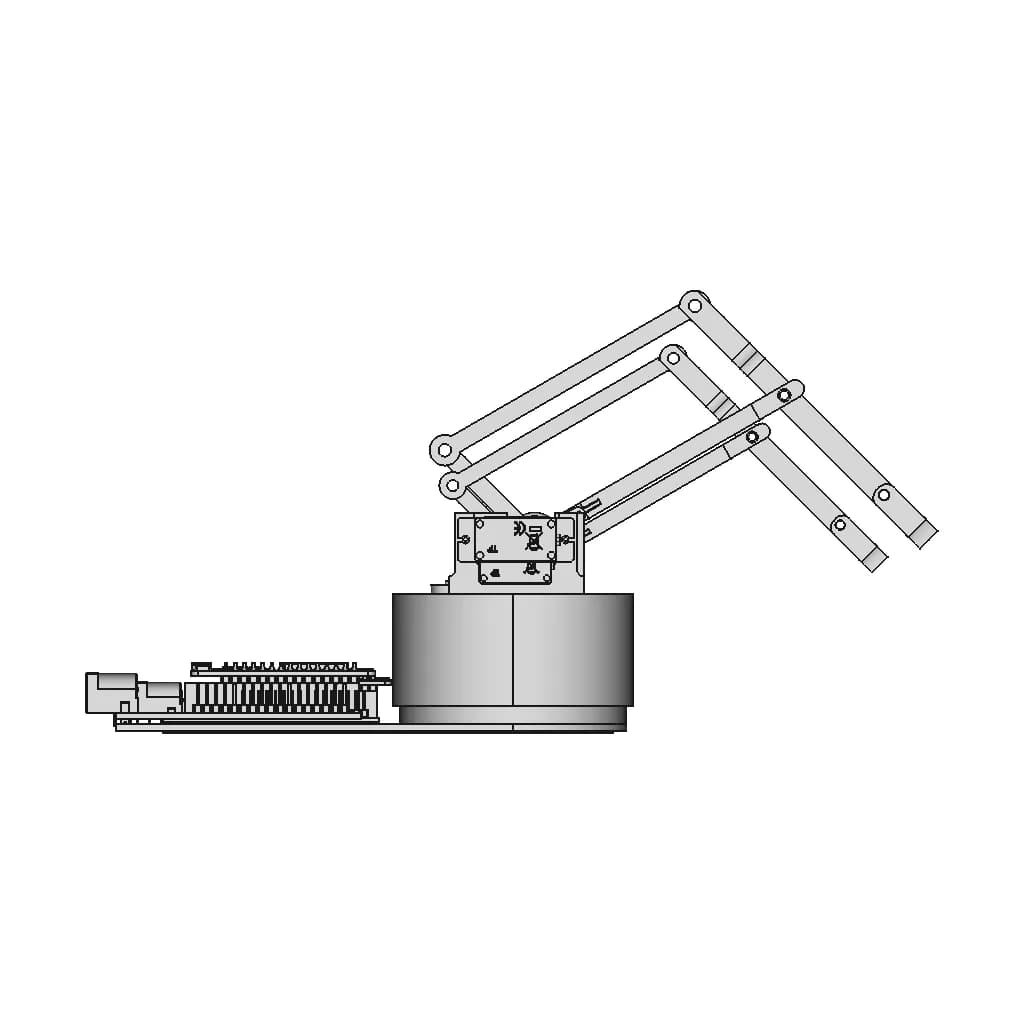 Mearm Type Space Saving Robotic Arm | High-Quality CAD Model_0_90_degree_snapshot
