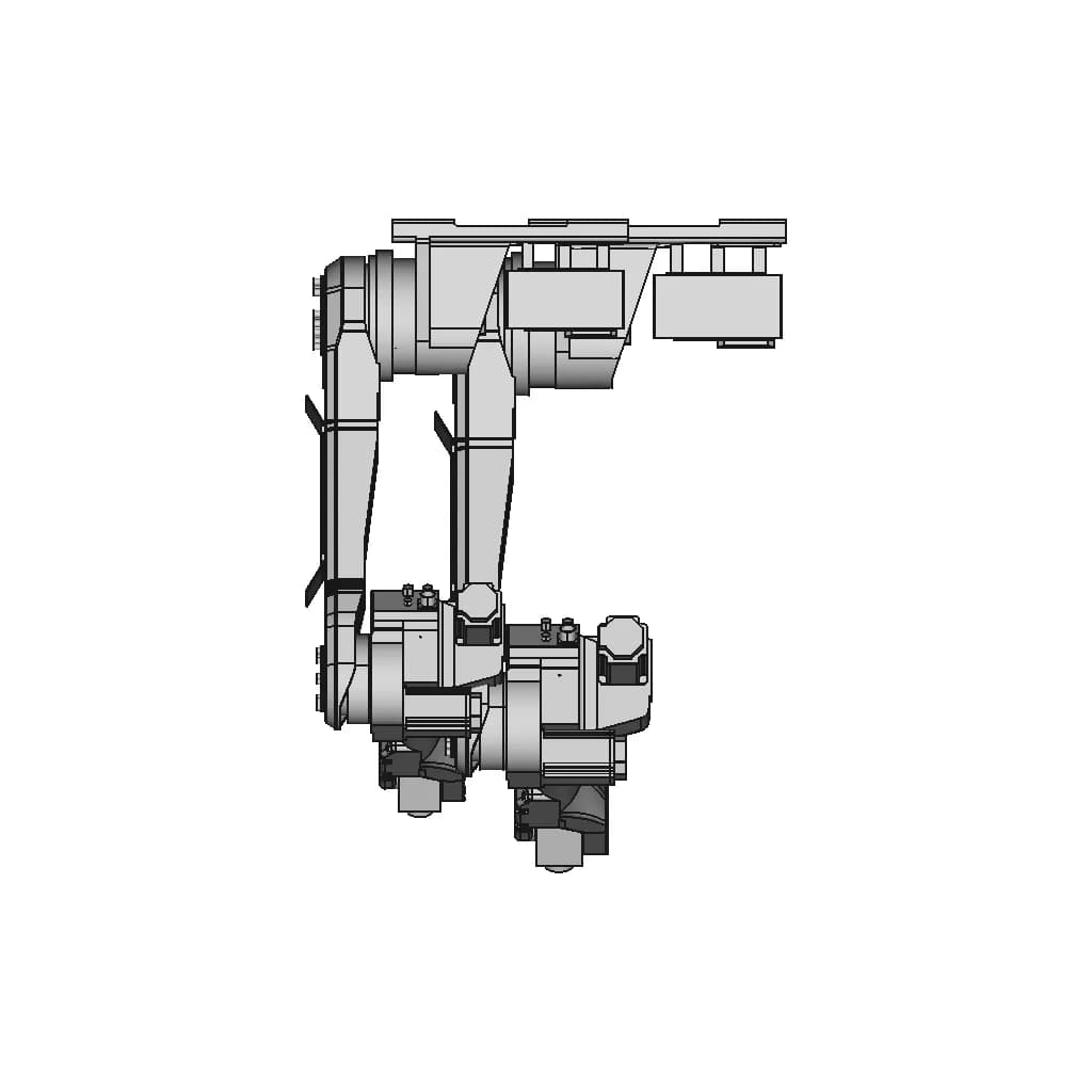 Fanuc M16I Gantry Robot | High-Quality CAD Model_0_0_degree_snapshot