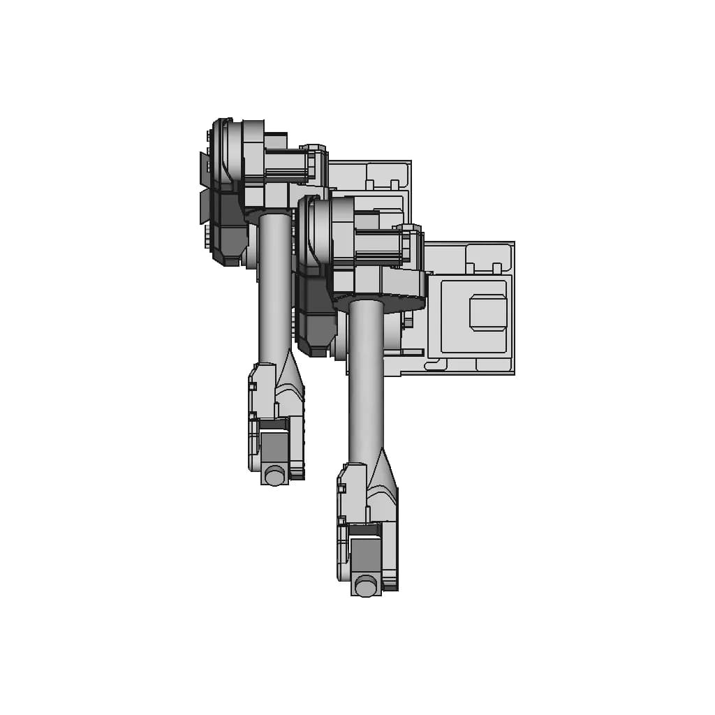 Fanuc M16I Gantry Robot | High-Quality CAD Model_90_0_degree_snapshot