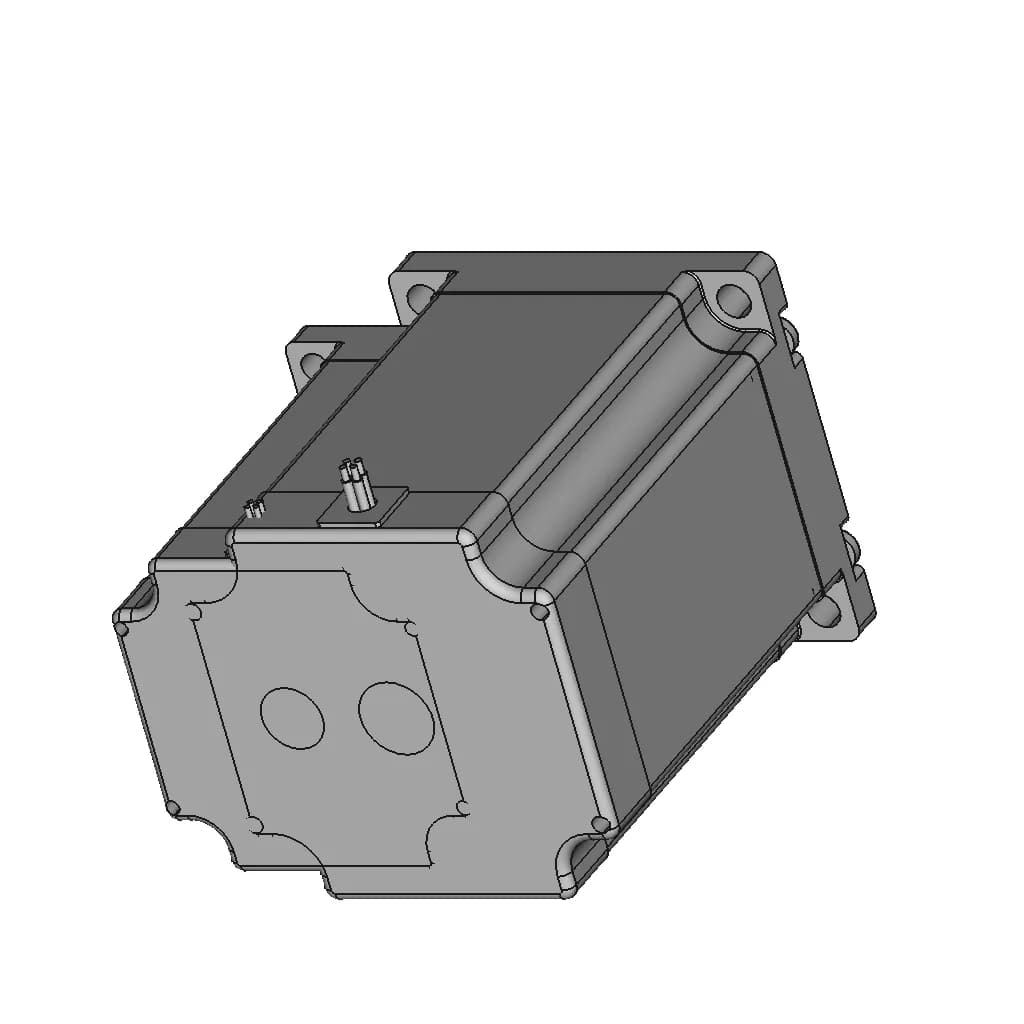 Cnc Router With Nema23 Stepper Motor | High-Quality CAD Model_60_30_degree_snapshot