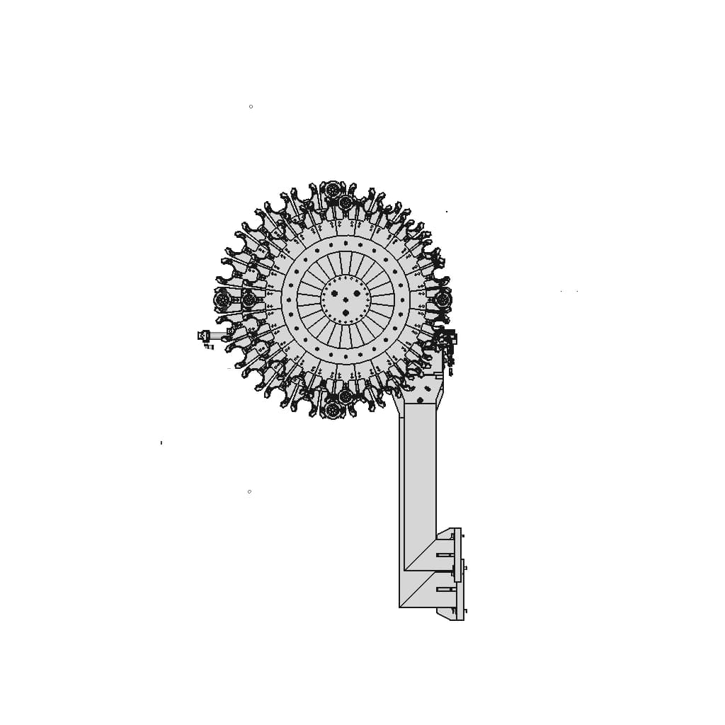 Umbrella Style 24Slot Bt30 Toolchanger | 3D Engineering Design File_90_0_degree_snapshot