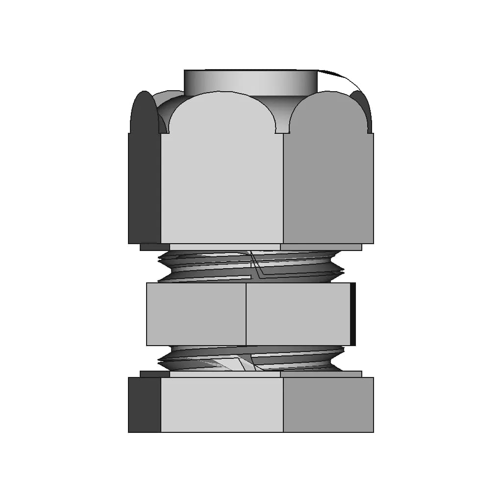 Cable Gland - Standard Mechanical Component_0_270_degree_snapshot
