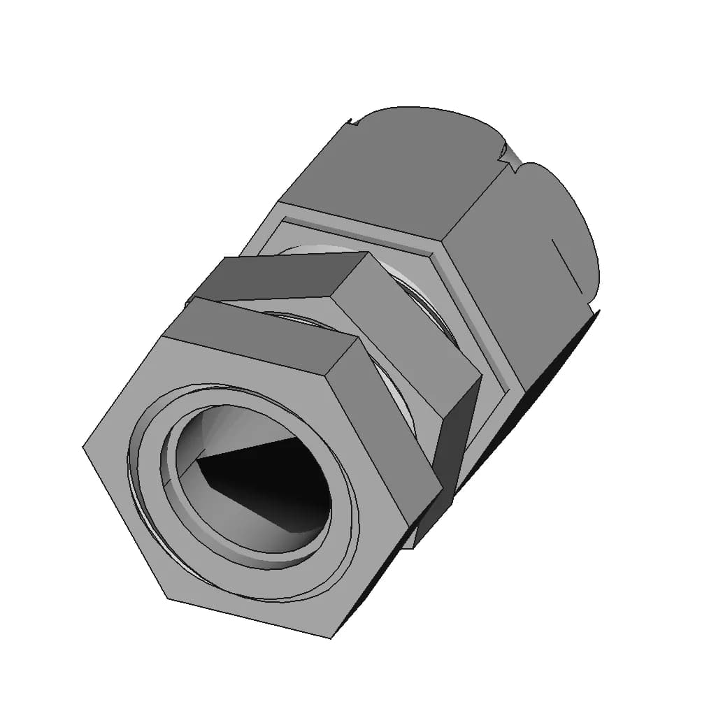 Cable Gland - Standard Mechanical Component_60_30_degree_snapshot