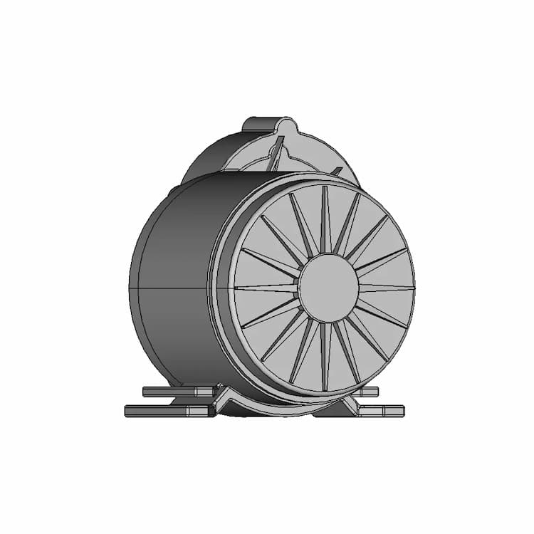 Brushed 36V Dc Unite Motor | High-Quality CAD Model