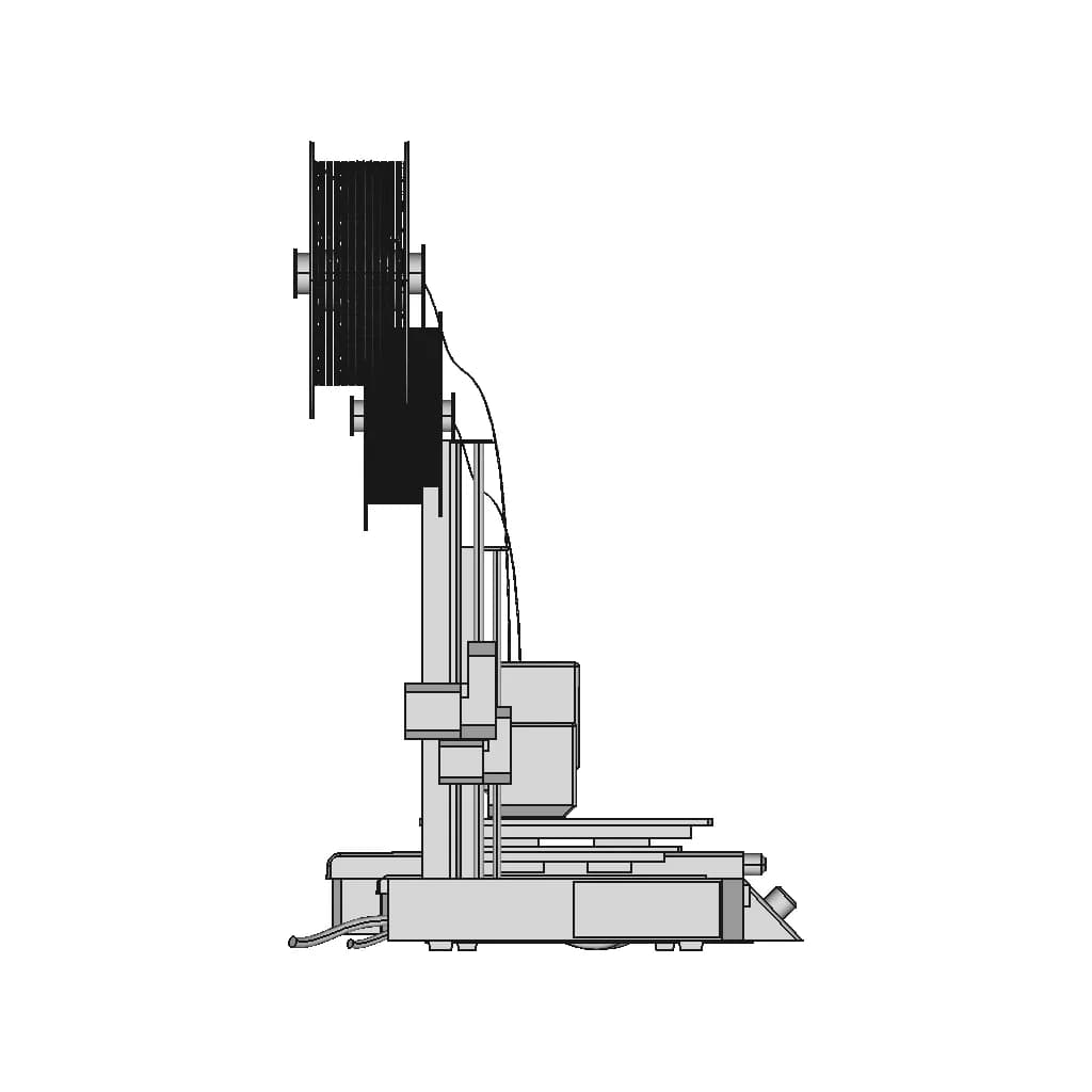 Kp3S Pro V2 3D Printer - Downloadable CAD Representation_0_0_degree_snapshot