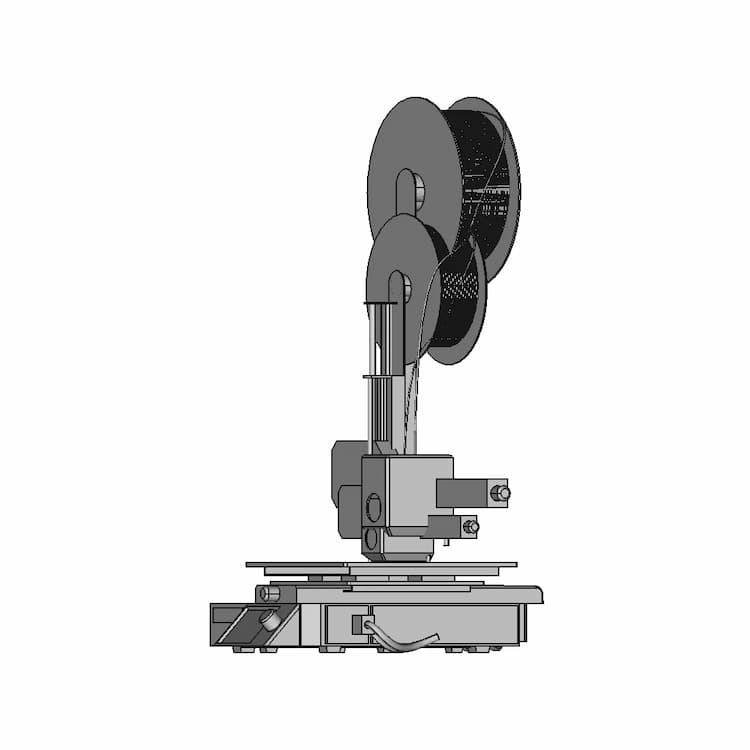 Kp3S Pro V2 3D Printer - Downloadable CAD Representation