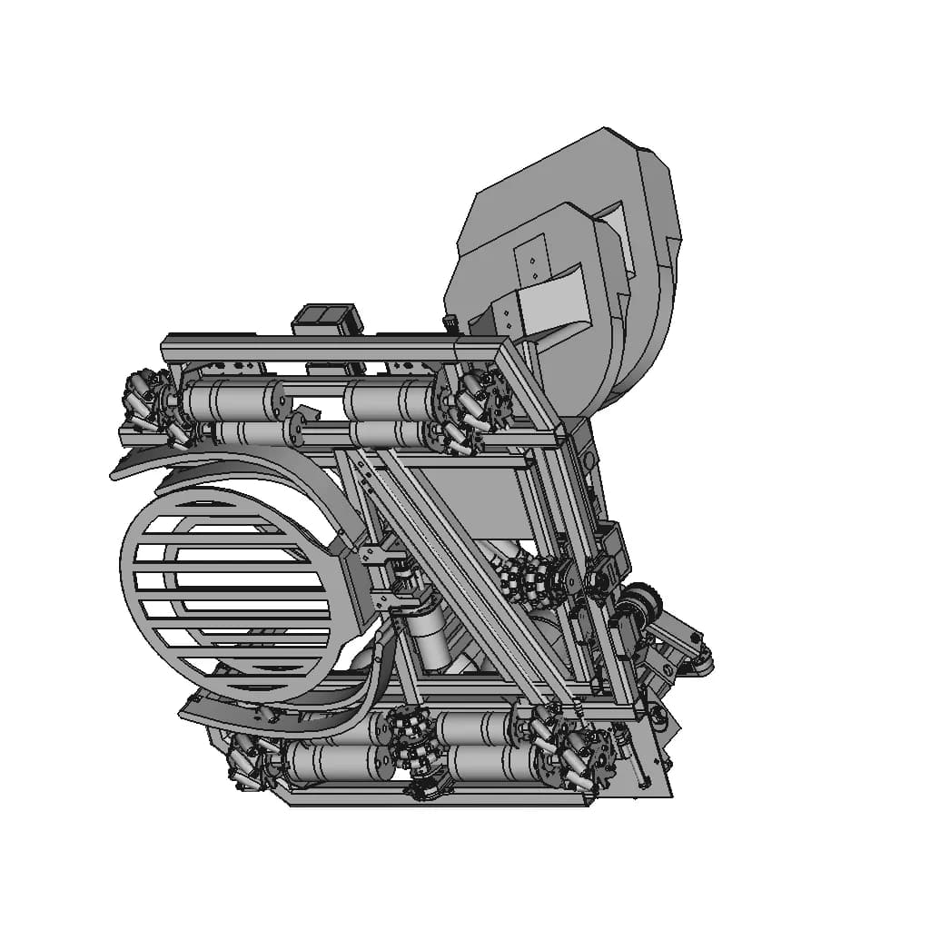Trm Rabbit Robot - Abu Robocon 2023 - Downloadable CAD Representation_60_30_degree_snapshot