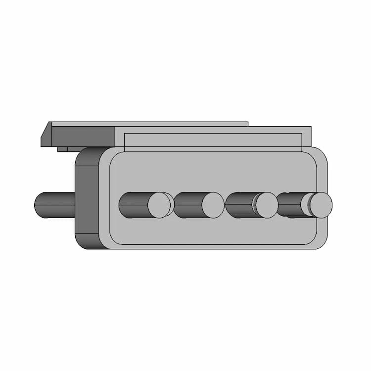 Conector Hae 4Pine | High-Quality CAD Model