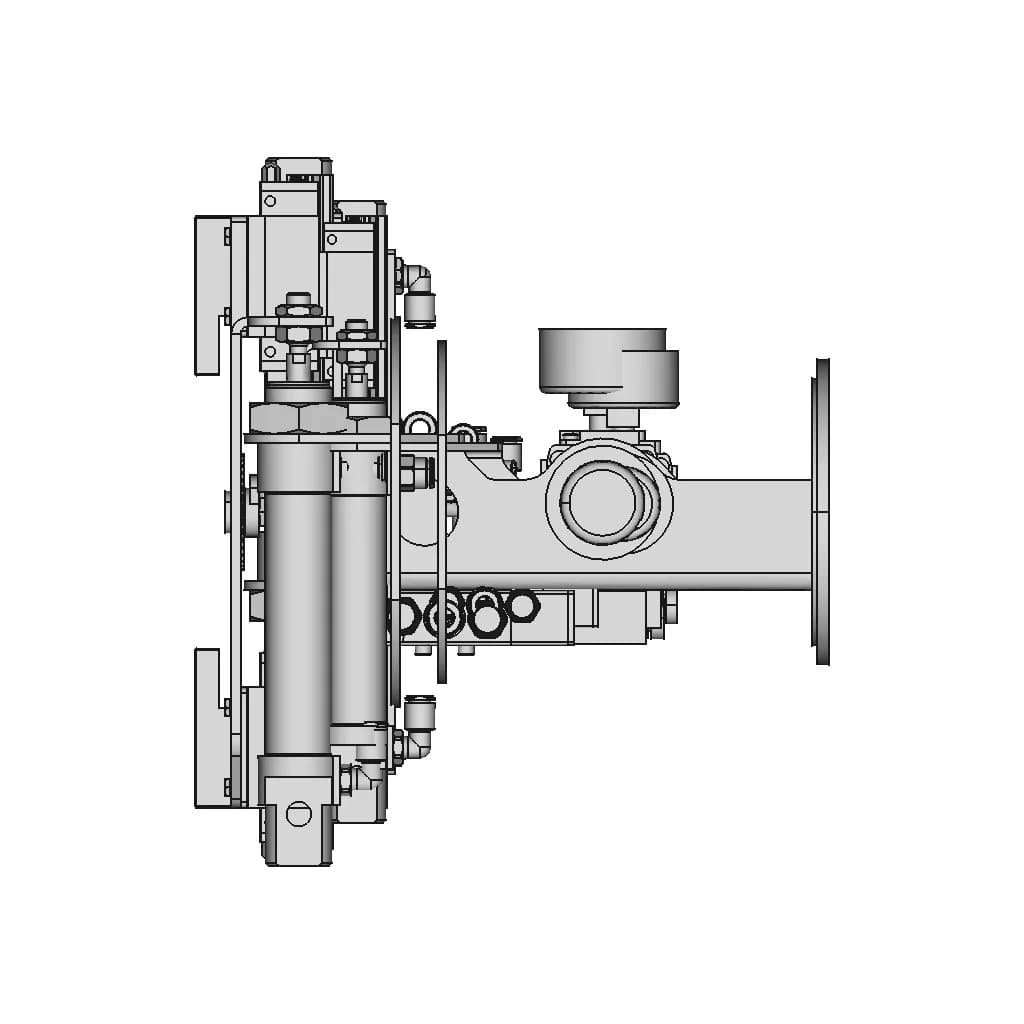 Parallel Pneumatic Gripper | 3D Engineering Design File_0_0_degree_snapshot