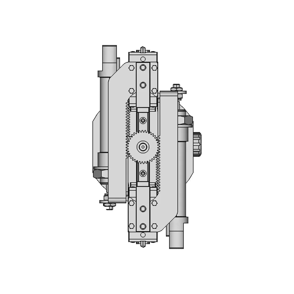 Parallel Pneumatic Gripper | 3D Engineering Design File_0_270_degree_snapshot
