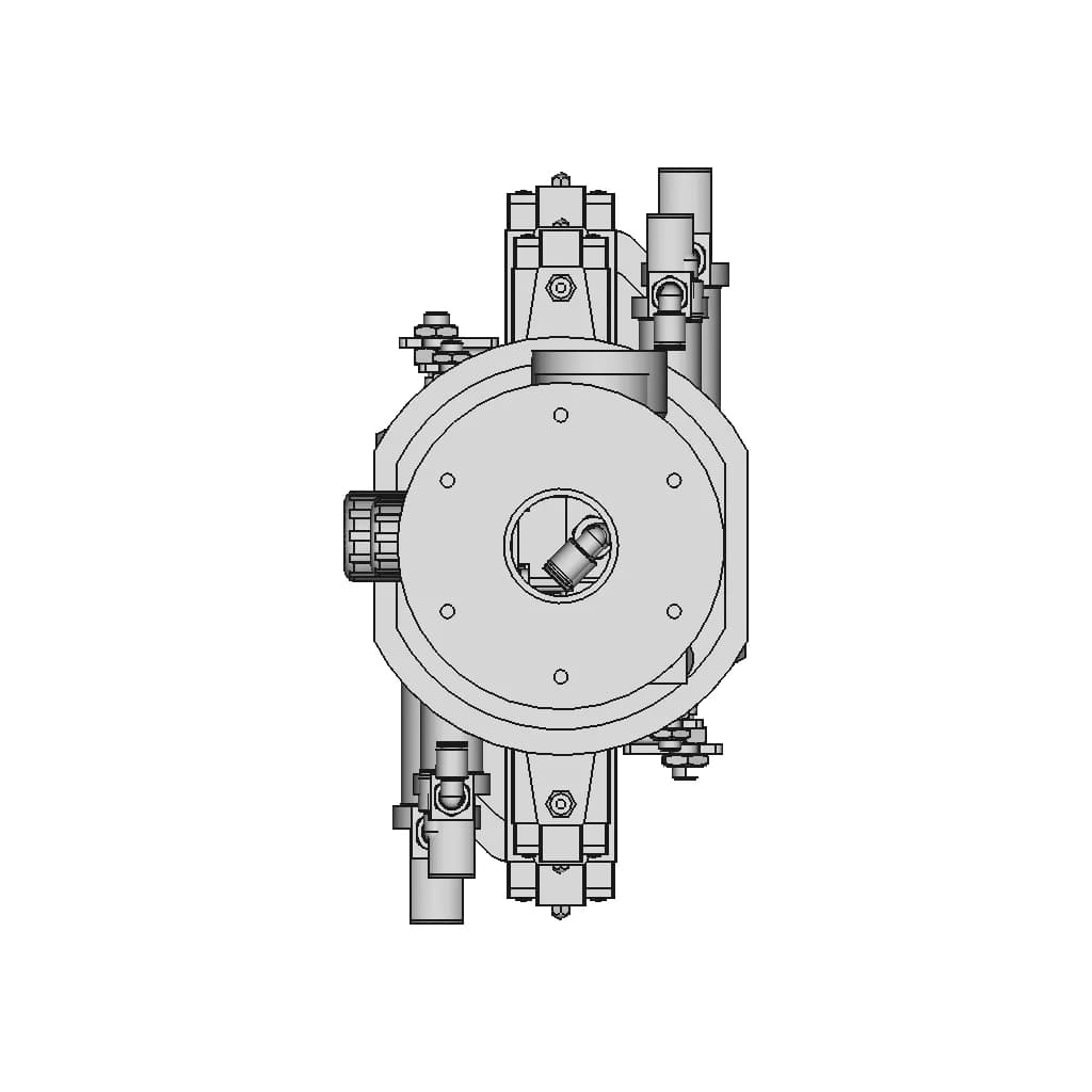 Parallel Pneumatic Gripper | 3D Engineering Design File_0_90_degree_snapshot
