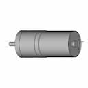 25Ga370 6V 35Rpm (171:1) Gear Motor - Downloadable CAD Representation_60_30_degree_snapshot