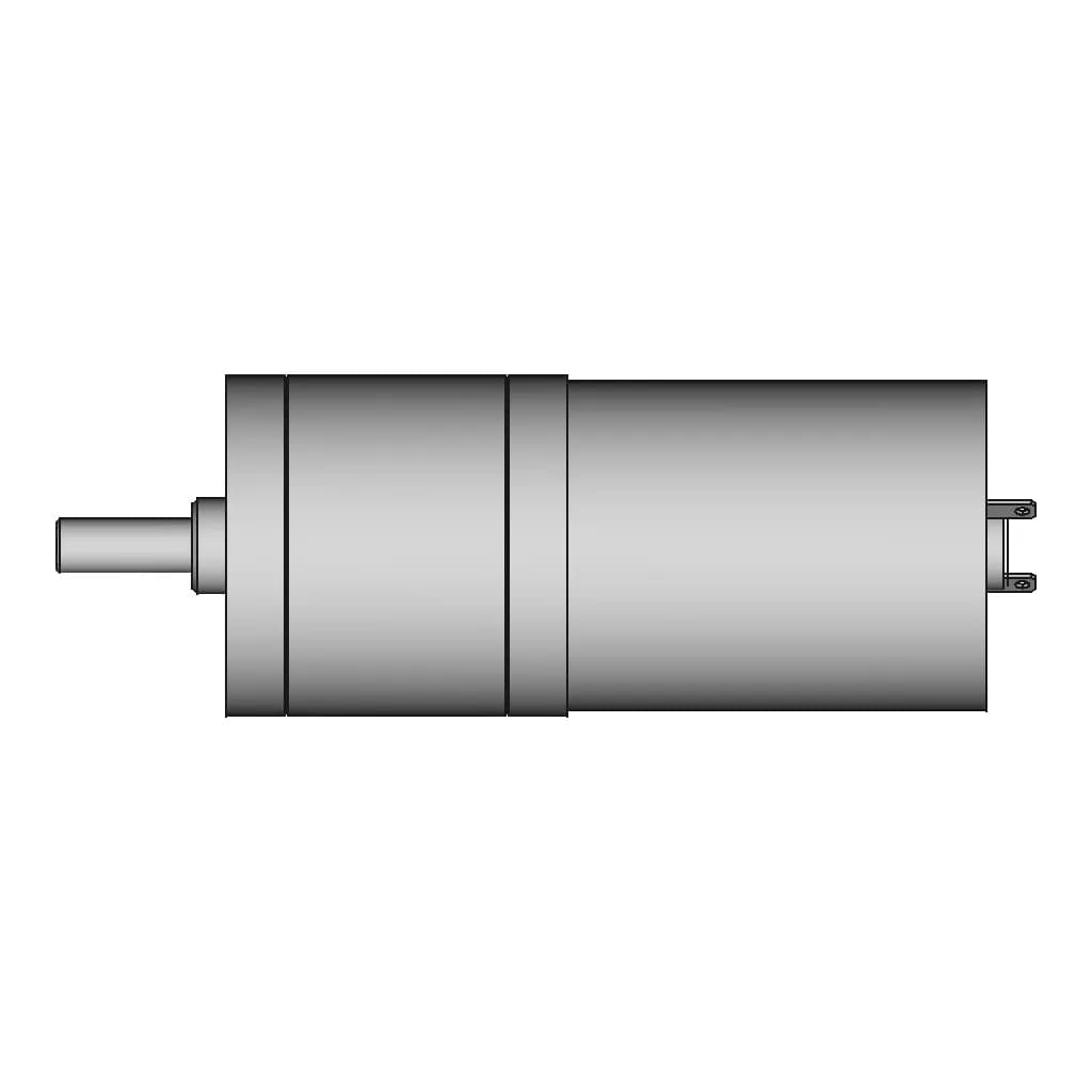 25Ga370 6V 35Rpm (171:1) Gear Motor - Downloadable CAD Representation_90_0_degree_snapshot