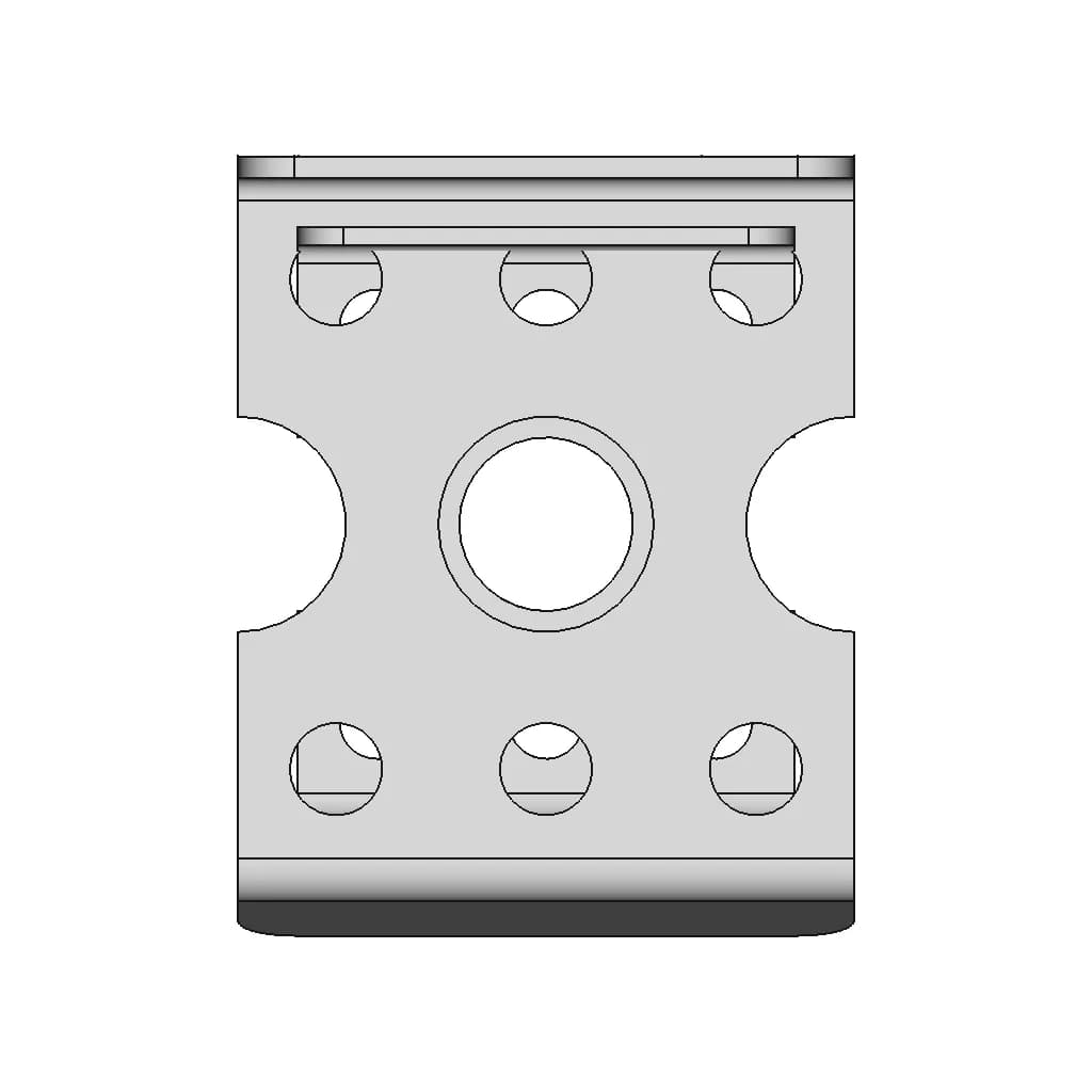 2127 Bo Motor Clamp Sunrobotics_In - Standard Mechanical Component_0_0_degree_snapshot