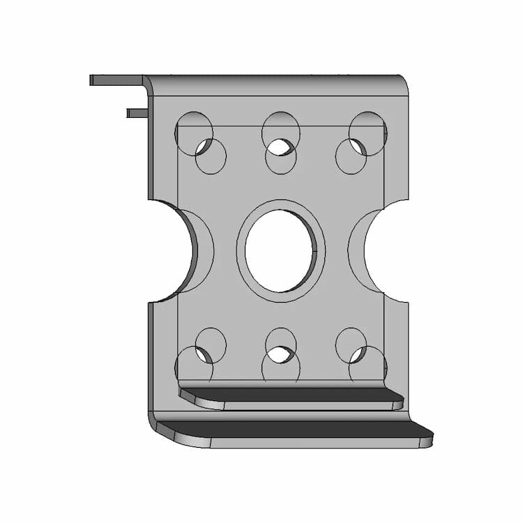 2127 Bo Motor Clamp Sunrobotics_In - Standard Mechanical Component