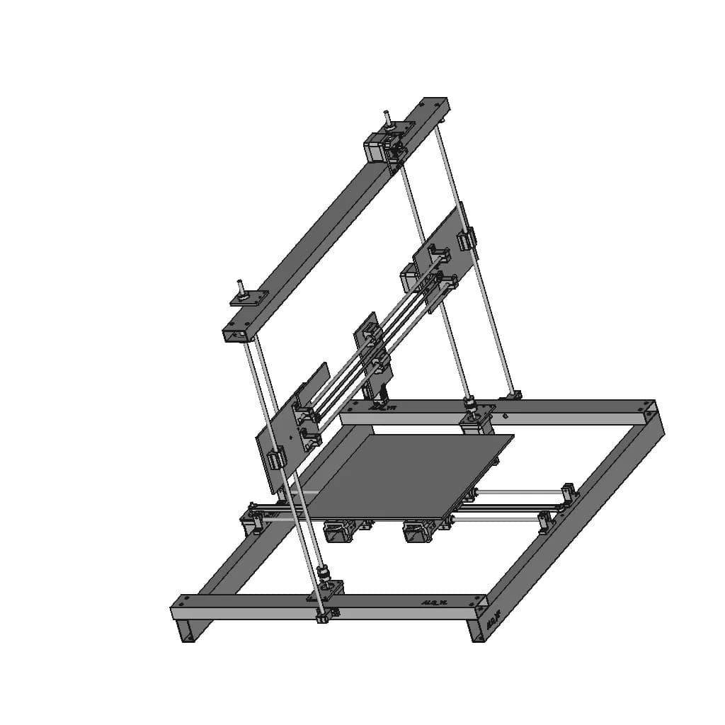 3D Printer - Downloadable CAD Representation_60_30_degree_snapshot