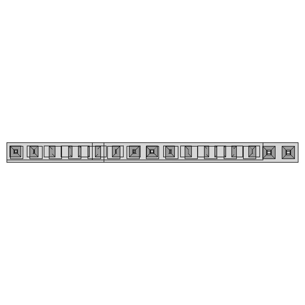 1X15 Pinheader Famale Adruino Nano - Downloadable CAD Representation_0_270_degree_snapshot