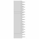 1X15 Pinheader Famale Adruino Nano - Downloadable CAD Representation_270_0_degree_snapshot