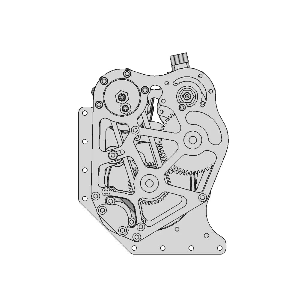 Frc 9620 Custom Swerve | High-Quality CAD Model_270_0_degree_snapshot