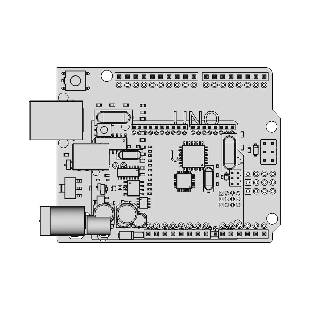 Arduino Uno Ch340 Usb-Type B - Standard Mechanical Component_0_0_degree_snapshot