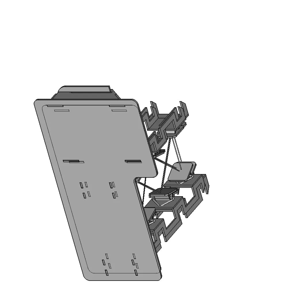 Laser Security Alarm (Solidworks) | High-Quality CAD Model_60_30_degree_snapshot