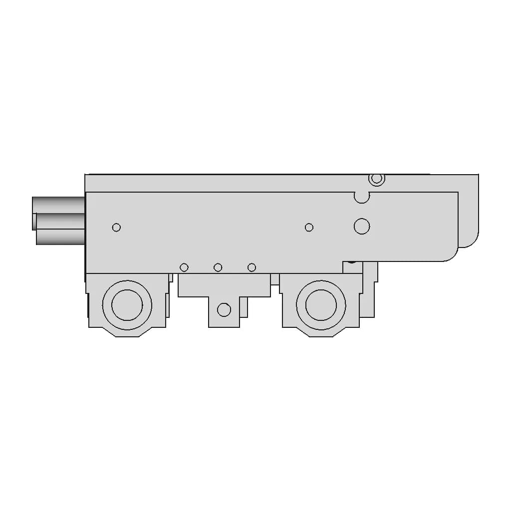 Horizontal To Vertical Movement Pneumatic Gripper - Standard Mechanical Component_0_0_degree_snapshot