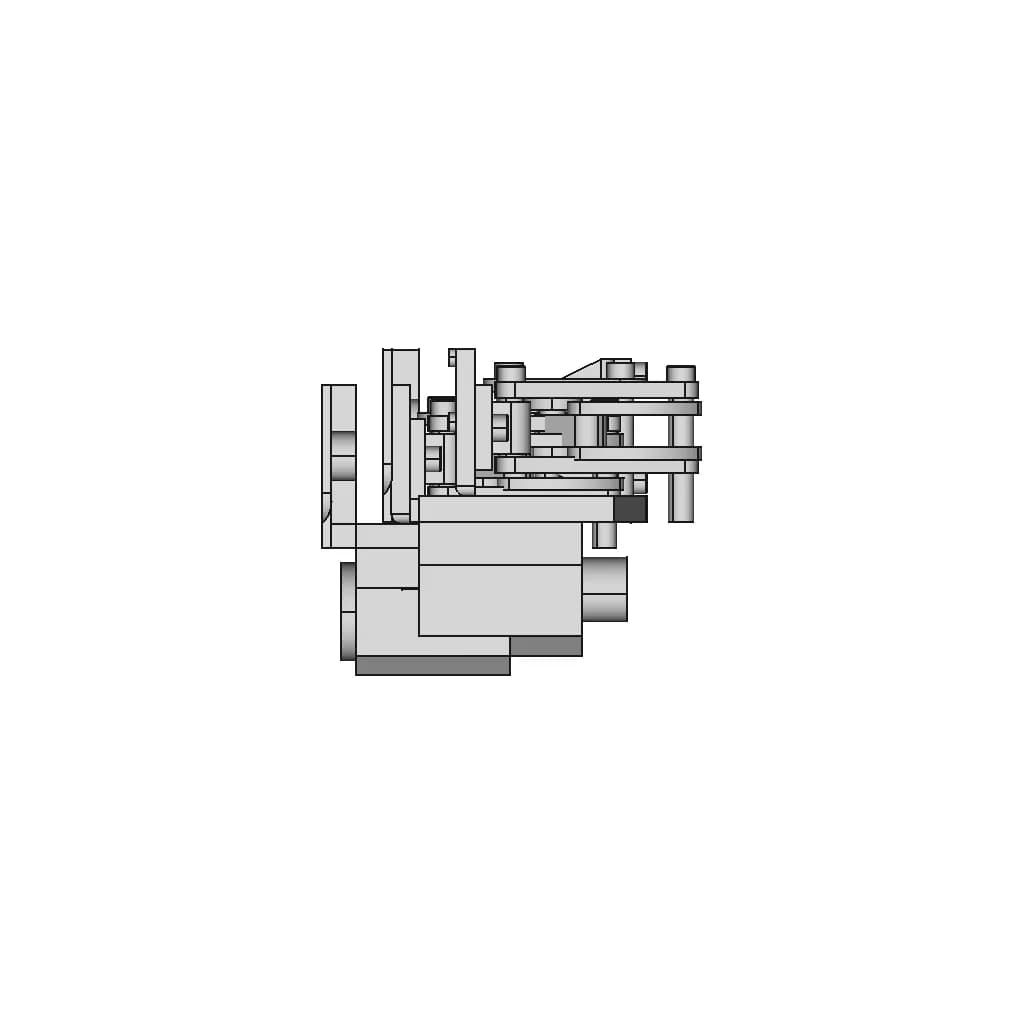 Horizontal To Vertical Movement Pneumatic Gripper - Standard Mechanical Component_0_90_degree_snapshot