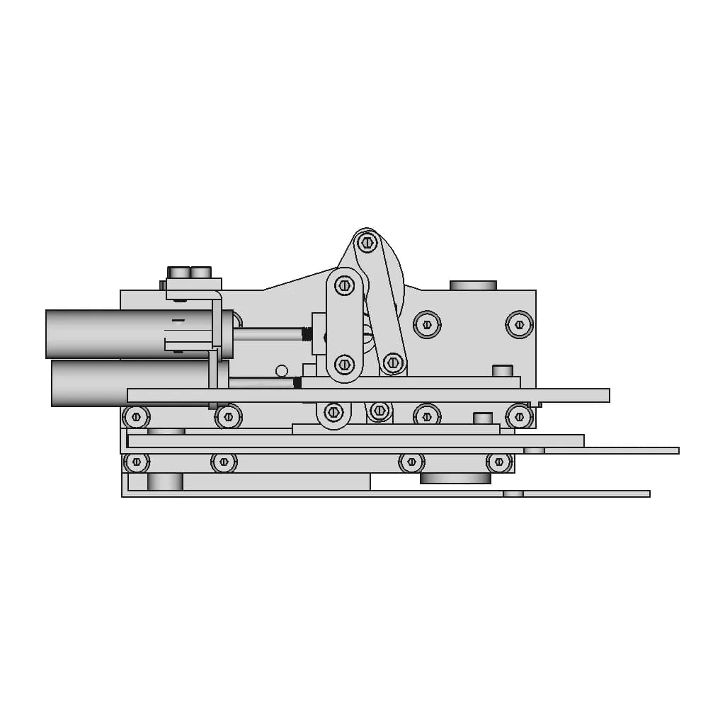 Horizontal To Vertical Movement Pneumatic Gripper - Standard Mechanical Component_270_0_degree_snapshot